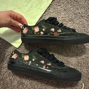 Burberry Floral Black Sneakers